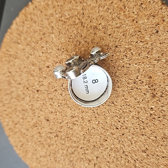 Echo Of A Dreamer Sterling Silver Butterfly Ring - Picture 6 of 8